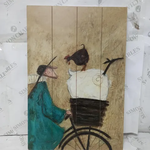 BOXED THE ART GROUP 'TAKING THE GIRLS HOME' ART PRINT PLAQUE
