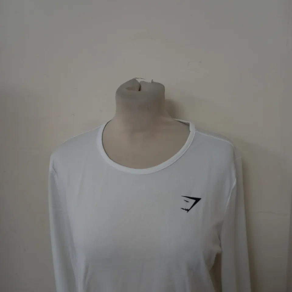 GYMSHARK TRAINING LONG SLEEVE TOP SIZE M