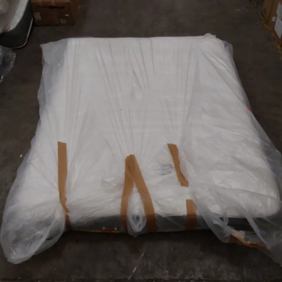 QUALITY BAGGED 4'6" DOUBLE HYBRID MEMORY FOAM OPEN COIL MATTRESS 