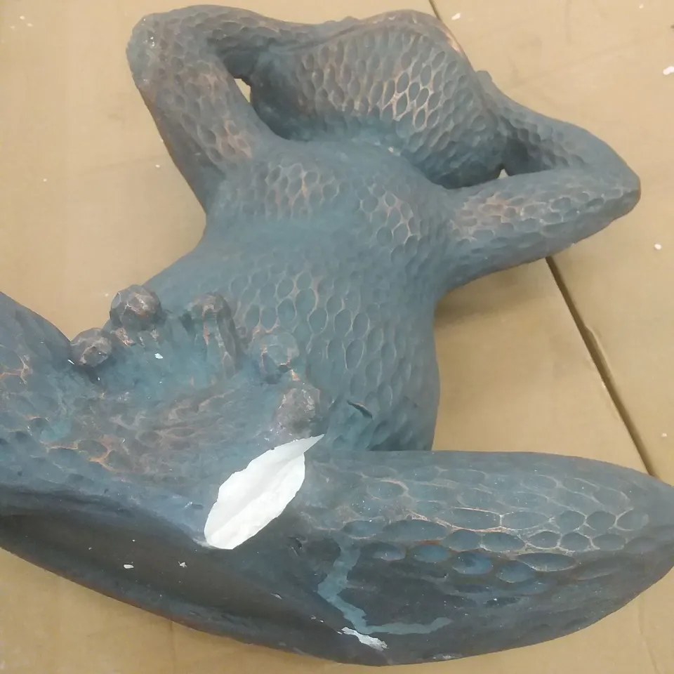 BOXED SEE NO EVIL FROG STATUE 