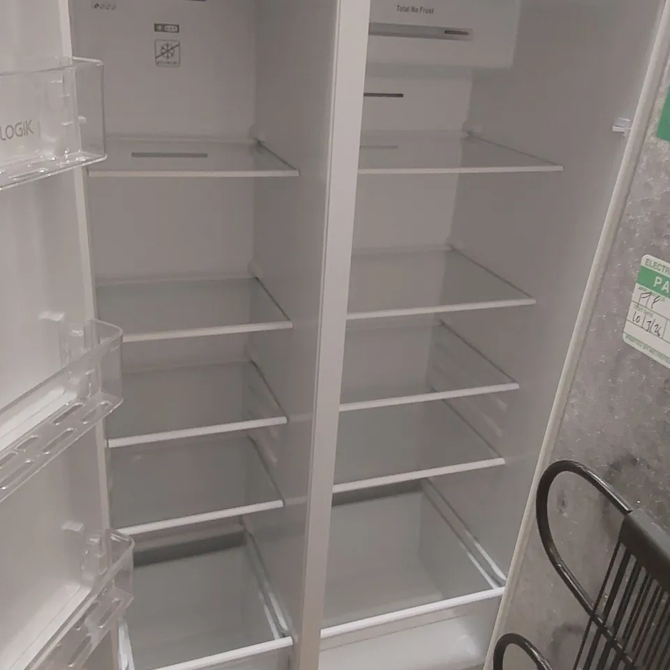 LOGIK LSBSX23 AMERICAN-STYLE FRIDGE FREEZER - INOX