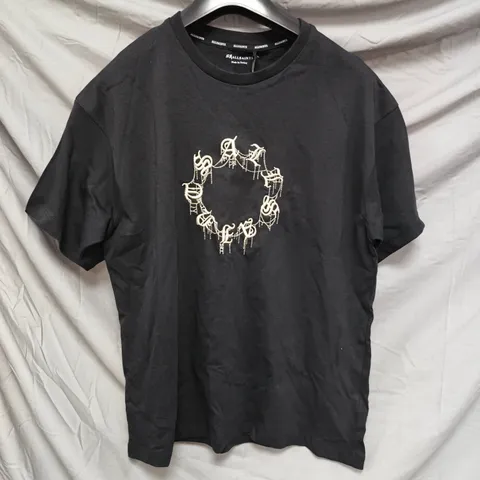 ALLSAINTS BOYS TIERRA T-SHIRT IN BLACK - 12/13 YEARS