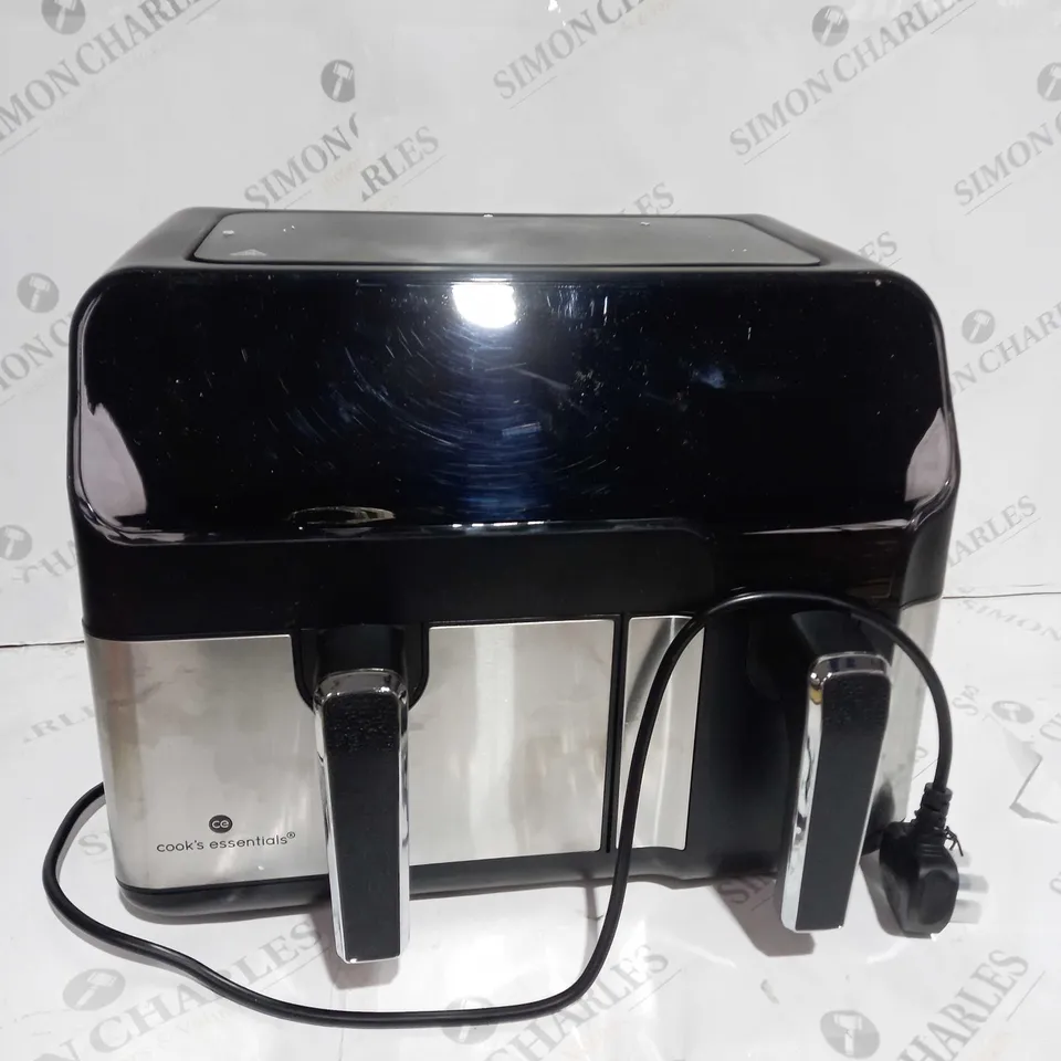 COOK'S ESSENTIALS 7.7L DUAL AIR FRYER 