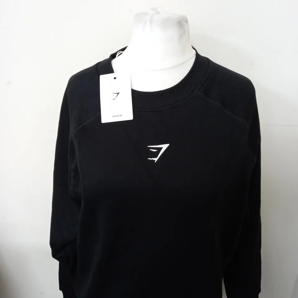 GYMSHARK LOGO SWEATSHIRT SIZE XS