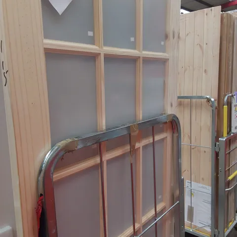 KNOTTY PINE 15 LITE GLAZED INTERNAL DOOR 1981 × 838mm