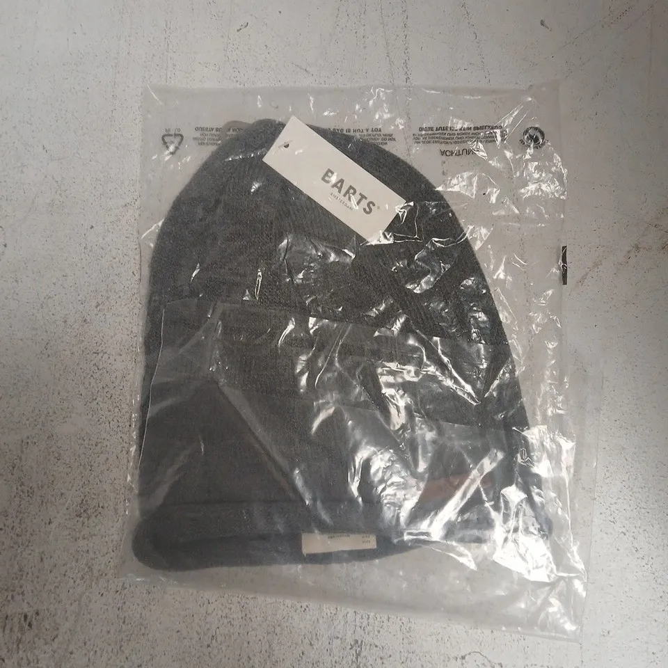 BAGGED BARTS JAMES BEANIE IN DARK HEATHER GREY - ONE SIZE