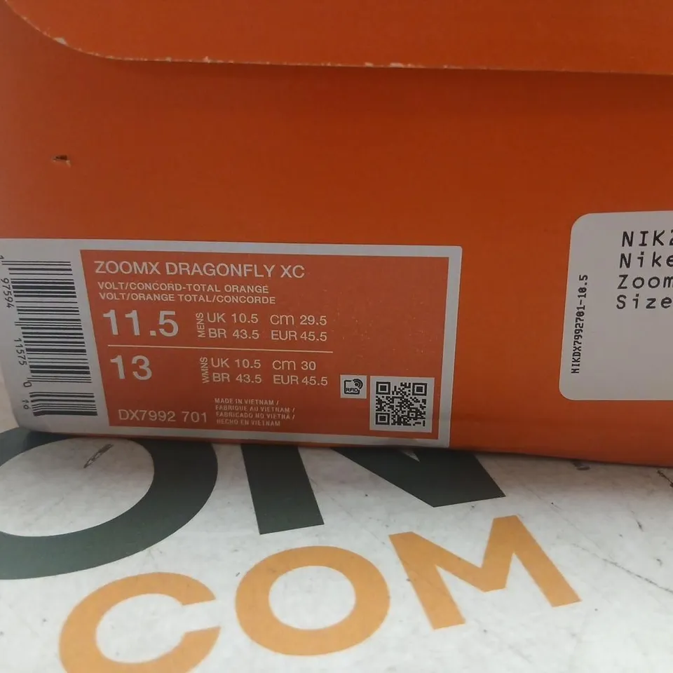 NIKE ZOOM DRAGONFLY XC MEN'S RUNNING SHOES – UK 10.5