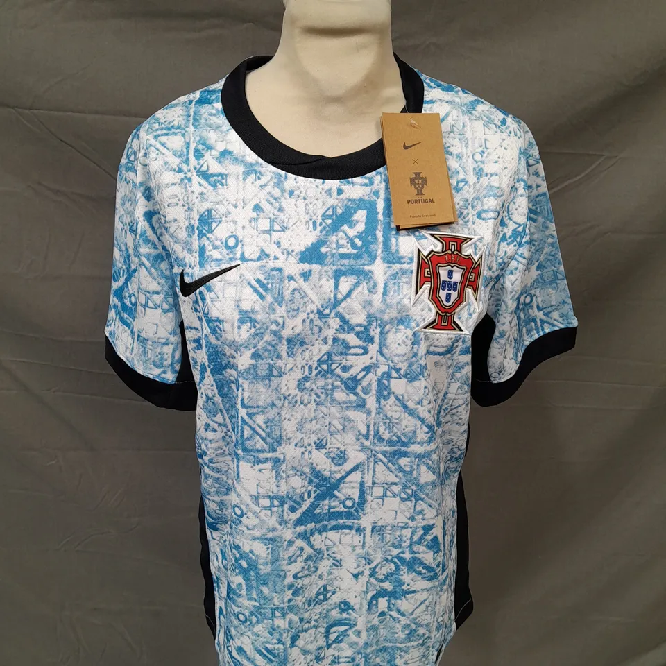 NIKE PORTUGAL FOOTBALL SHIRT IN BLUE - SMALL