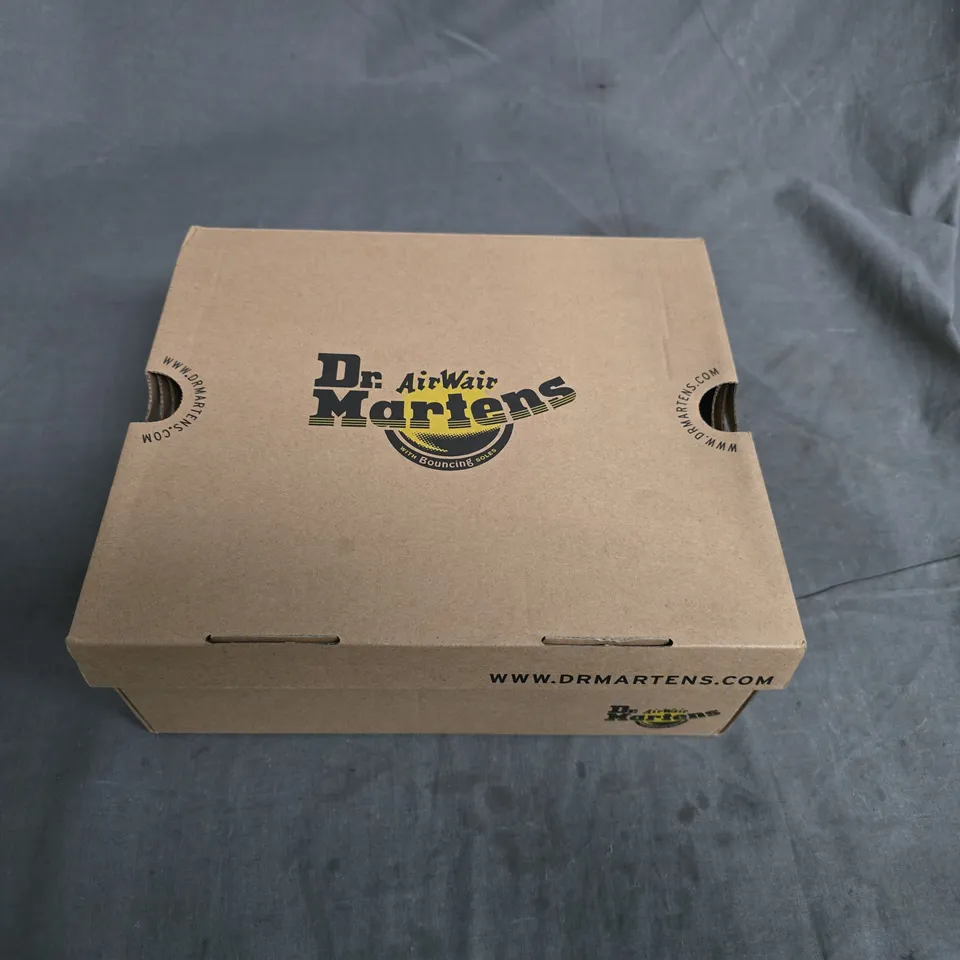 DR. MARTENS BLACK LEATHER BOOTS – BOXED