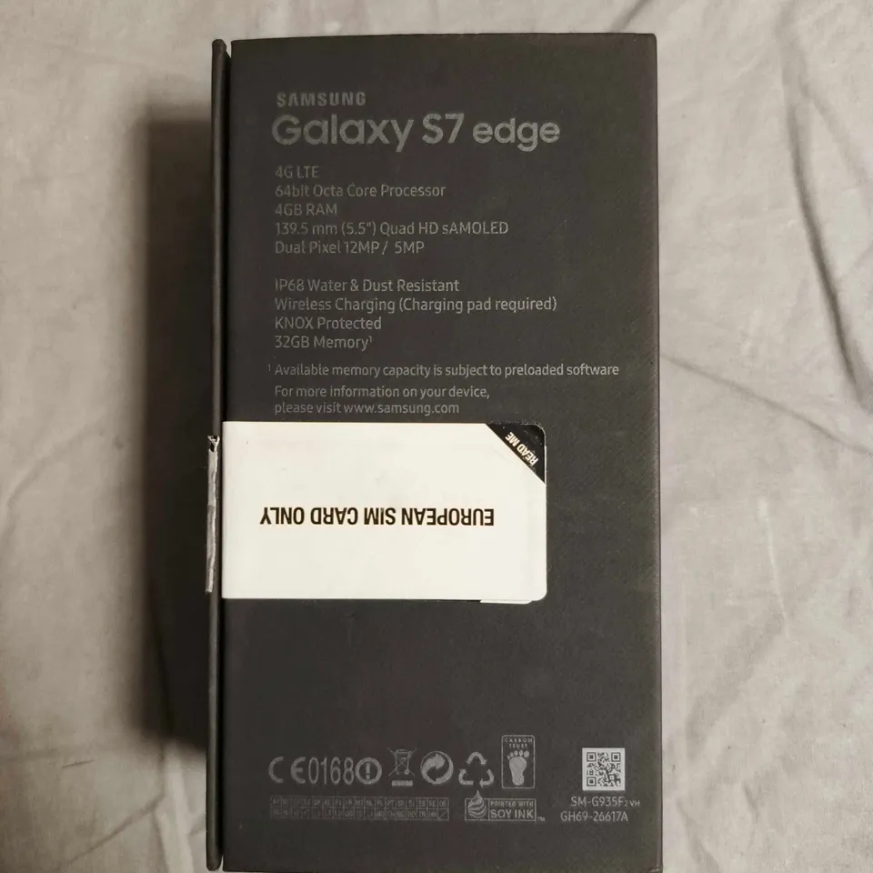 SAMSUNG GALAXY S7 EDGE – 32GB – BLACK