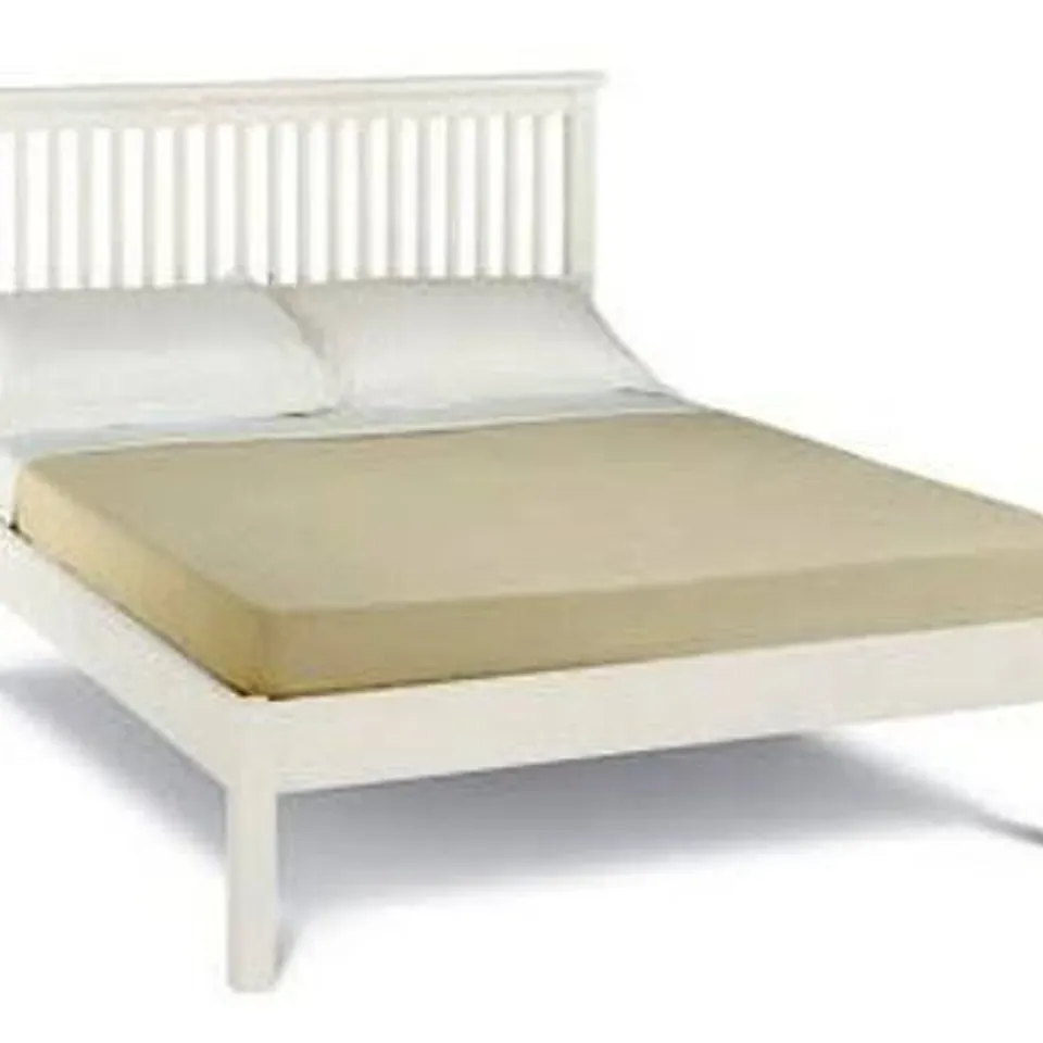 BOXED ATLANTA BED FRAME, KING - WHITE (1 BOX)