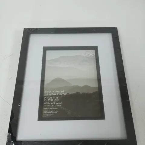 BLACK MOUNTED INLAY BOX FRAME