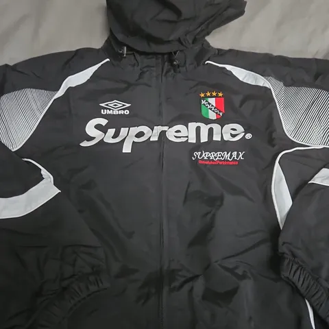 SUPREME X UMBRO HOODED TRACK JACKET – SIZE L