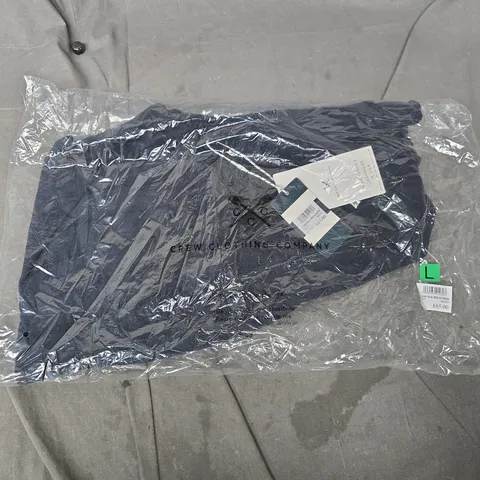 BAGGED CREW CLOTHING COMPANY CASH SILK MIX JUMPER IN NAVY - LARGE