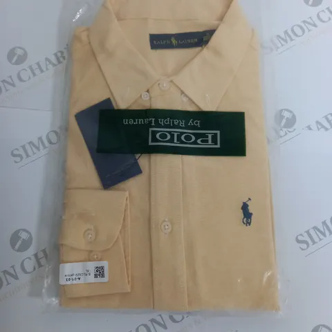 POLO YELLOW DRESS SHIRT SIZE XL