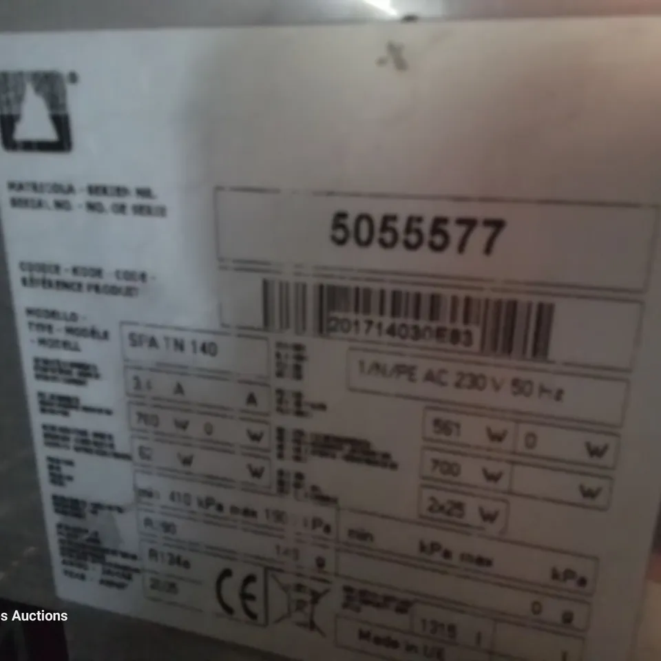 POLARIS COMMERCIAL DOUBLE DOOR TALL FRIDGE SPA TN 140