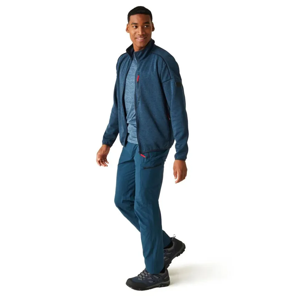 BRAND NEW REGATTA MEN'S KAMES FULL ZIP FLEECE IN MOONLIGHT DENIM - UK SMALL