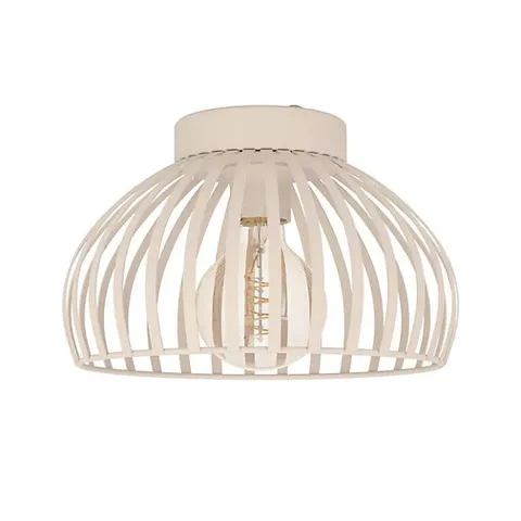 BOXED EGLO MOGANO 3 SANDY STEEL MINIMALIST, CAGED STYLE CEILING LIGHT