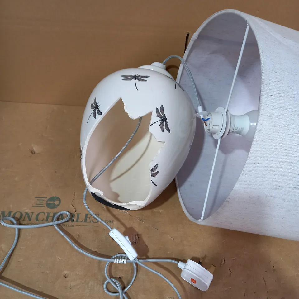 JOHN LEWIS INDIA JANE DRAGONFLY CERAMIC LAMP 