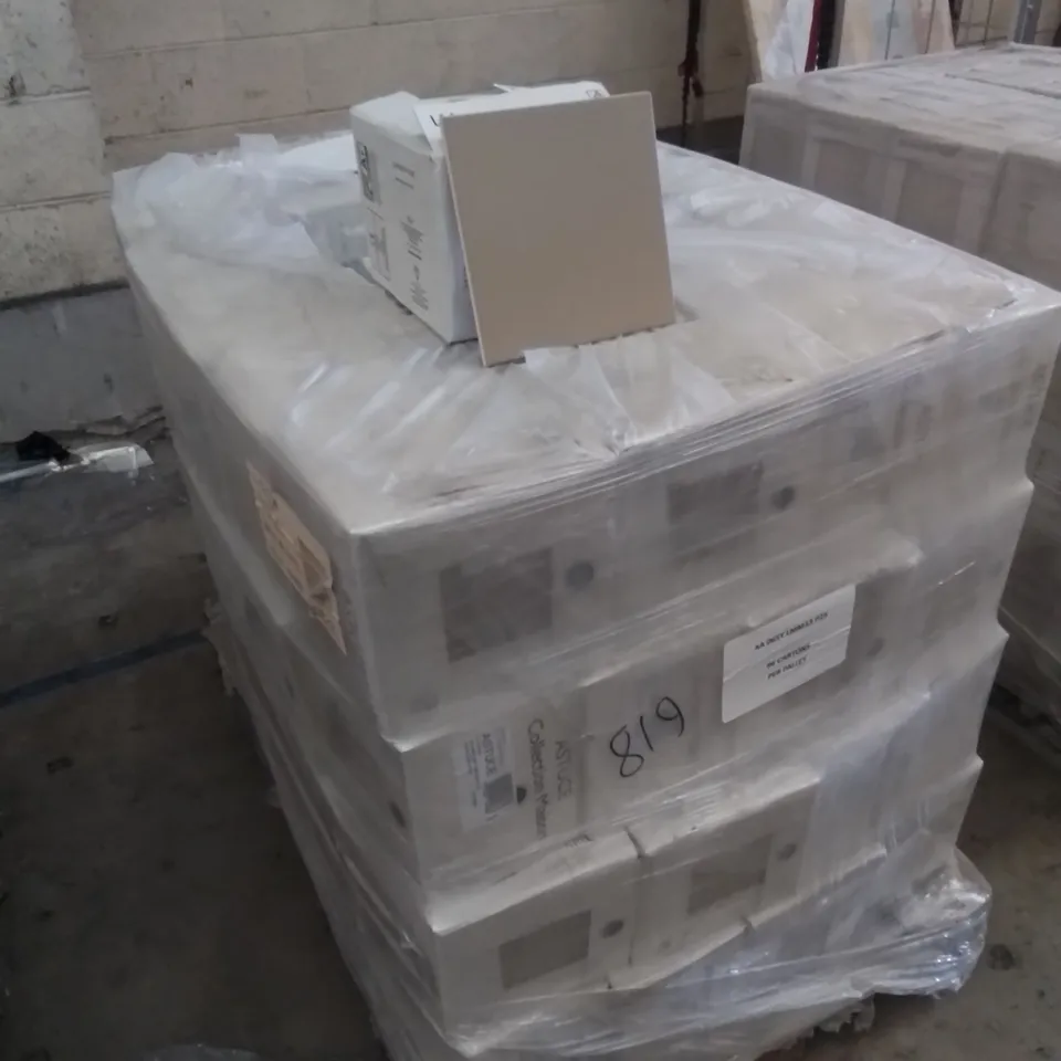PALLET TO CONTAIN APPROX 96 X PACKS OF BRAND NEW ASTUCE COLLECTION MAISON TILES - 25 TILES PER PACK // TILE SIZE: 197 X 197 X 6.5mm