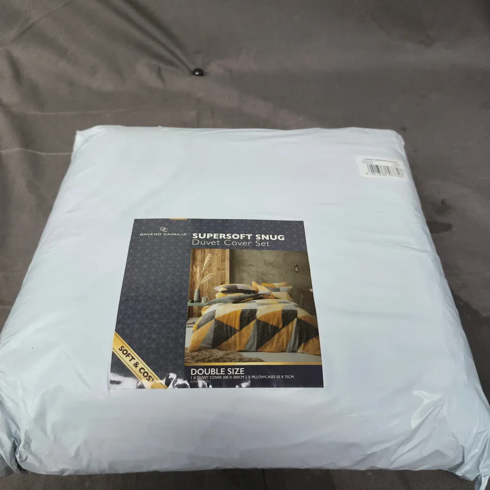 GAVENO CAVALIA SUPERSOFT SNUG DUVET COVER SET – DOUBLE SIZE