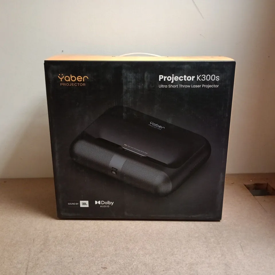 YABER PROJECTOR K300S ULTRA SHORT THROW LASER PROJECTOR - BOXED (JBL/DOLBY AUDIO)
