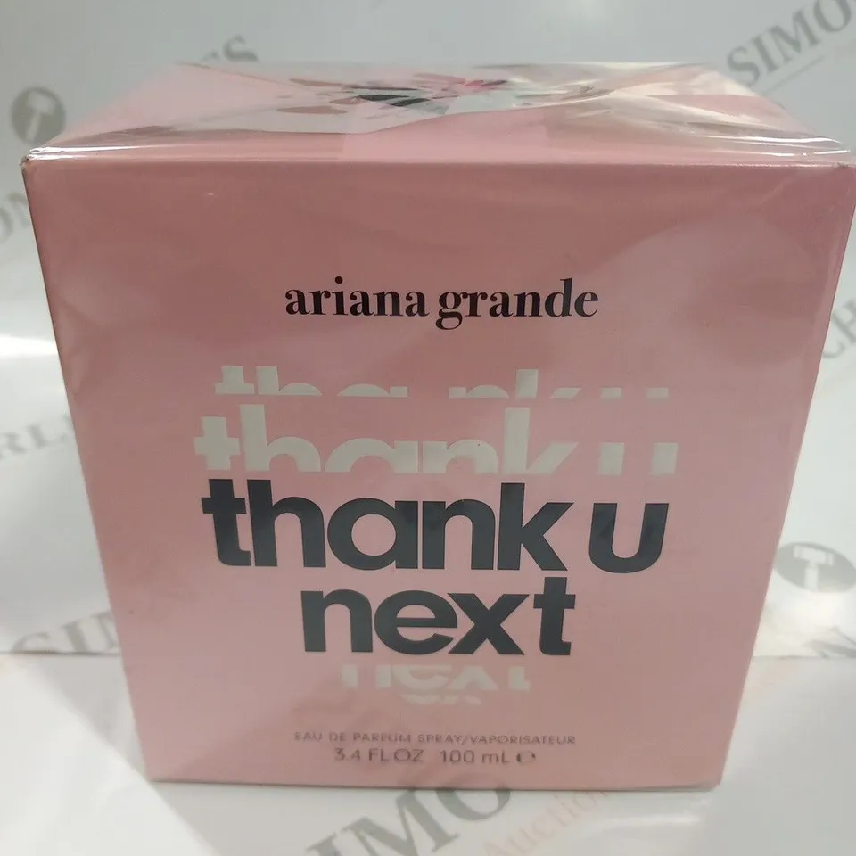 BOXED AND SEALED ARIANA GRANDE "THANK U NEXT" EAU DE PARFUM SPRAY 100ML