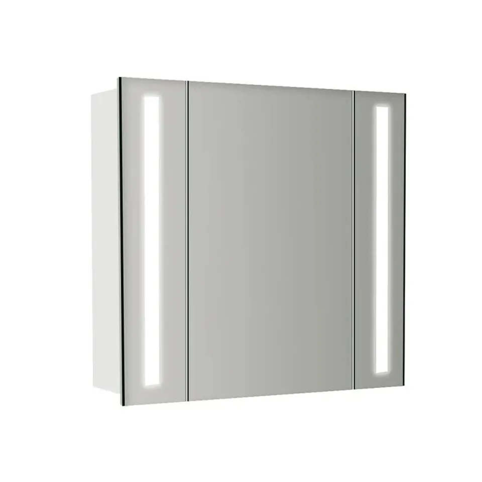 BOXED ADORIAN 640mm W 600mm H SURFACE MOUNT FRAMELESS MEDICINE CABINET (1 BOX)