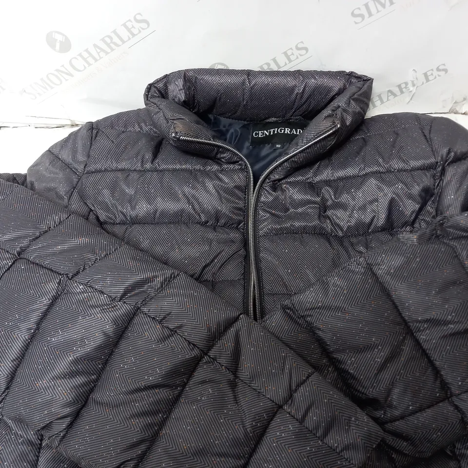 CENTIGRADE SHORT PADDED COAT GRAPHIC DOTS SIZE 10