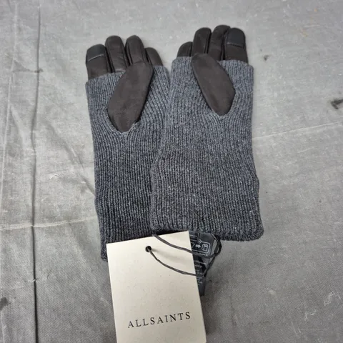 ALL SAINTS ZOYA CUFF LEATHER GLOVES