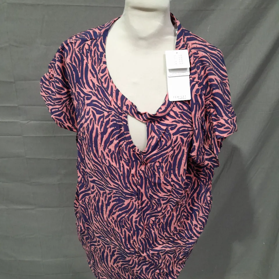 FEMILET BY CHANTELLE LOW NECK BLOUSE - UK S/M