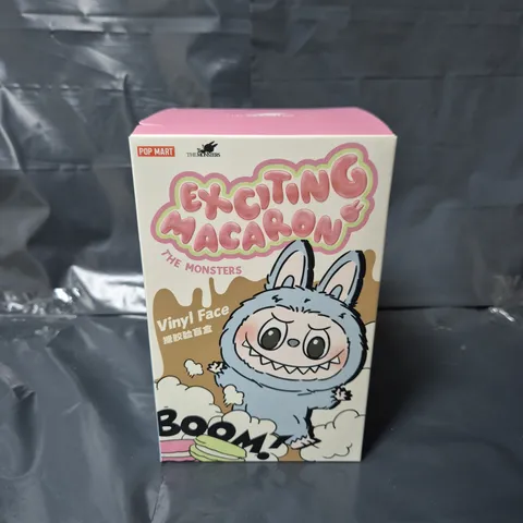 BOXED AND SEALED POP MART THE MONSTER TASTY MACARONS VINYL FACE