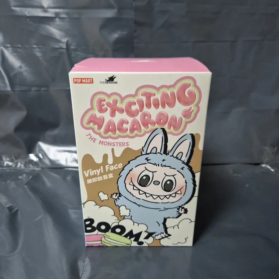 BOXED AND SEALED POP MART THE MONSTER TASTY MACARONS VINYL FACE