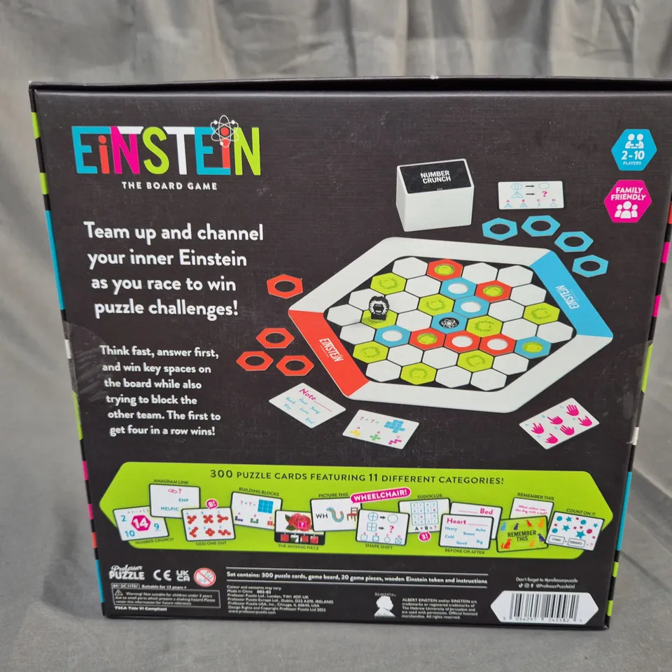 EINSTEIN THE BOARD GAME