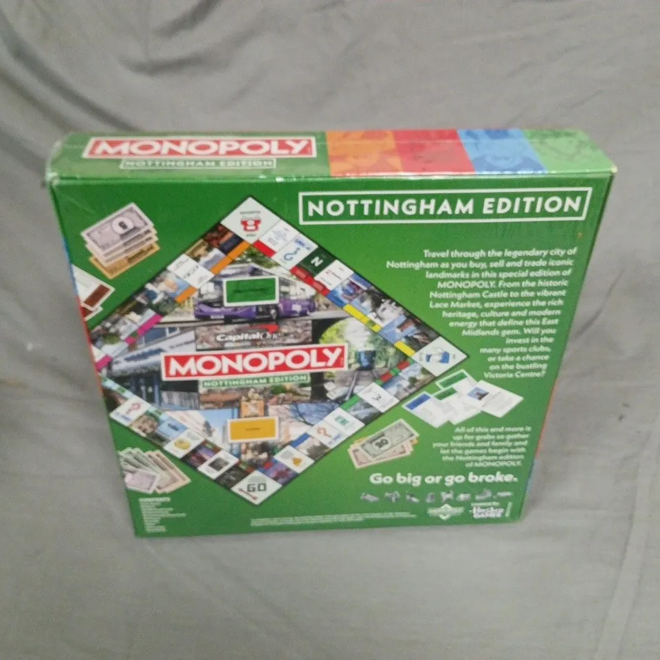 SEALED MONOPOLY NOTTINGHAM EDITION BOARD GAME