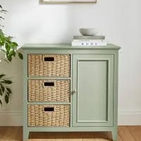 JULIPA KNIGHTON FULLY ASSEMBLED SMALL SIDEBOARD IN SAGE UK355 BOXED 