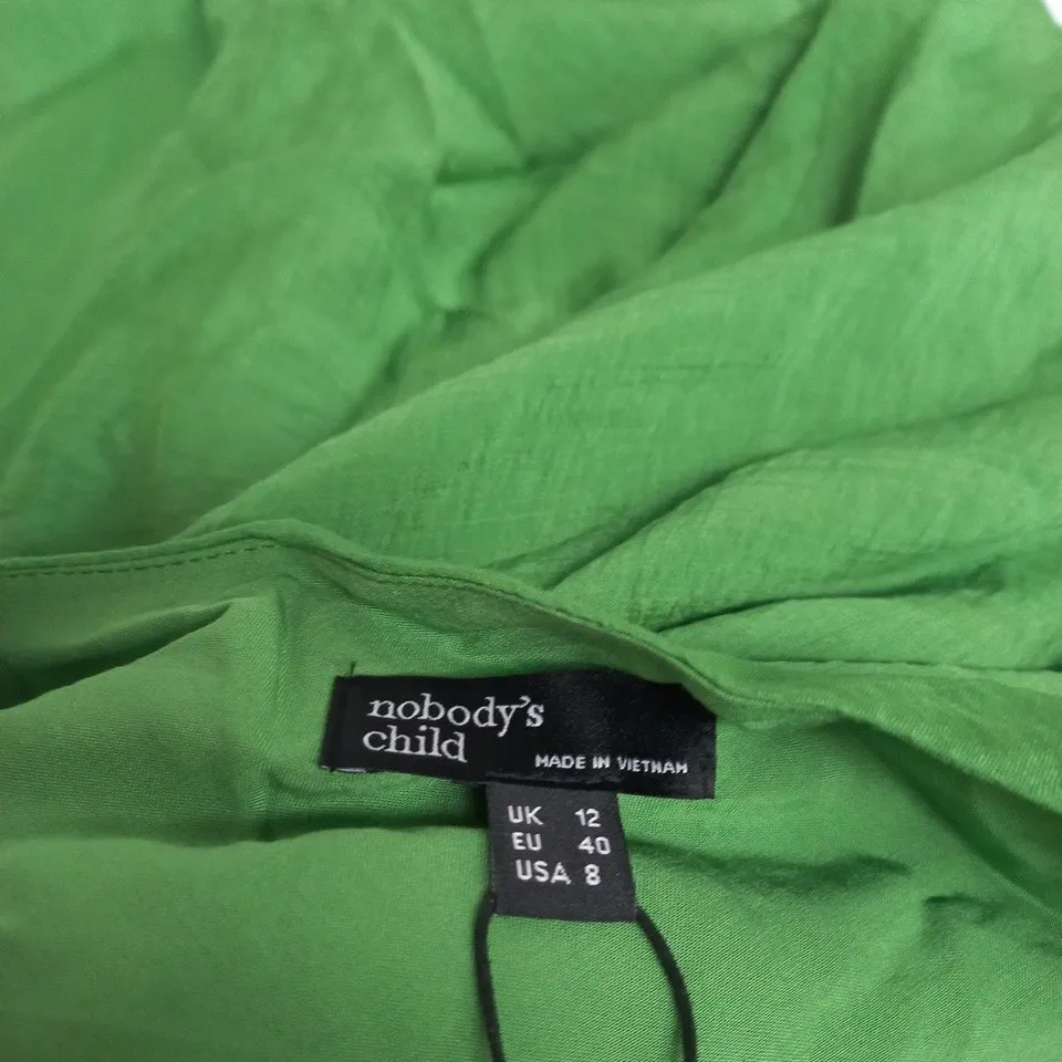 NOBODY'S CHILD LAYLA MIDI DRESS – GREEN, UK 12 (EU 40 – US 8), WITH TAGS