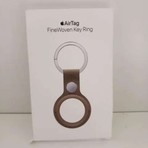 BOXED APPLE AIR TAG FINE WOVEN KEY RING
