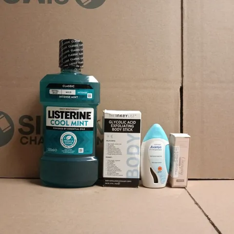 APPROXIMATELY 20 ASSORTED COSMETIC ITEMS TO INCLUDE LISTERINE, AVAMYS, ETC - COLLECTION ONLY