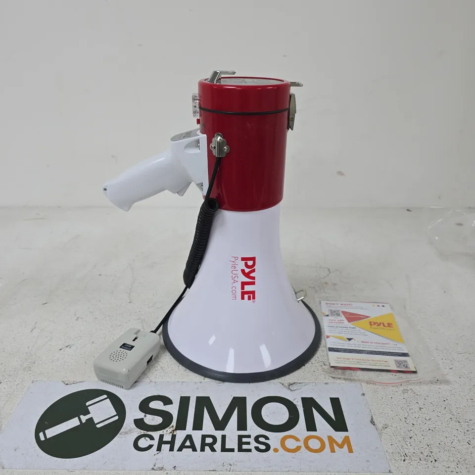 PYLE MEGAPHONE SPEAKER PM57LIA – PORTABLE WITH BUILT-IN BATTERY