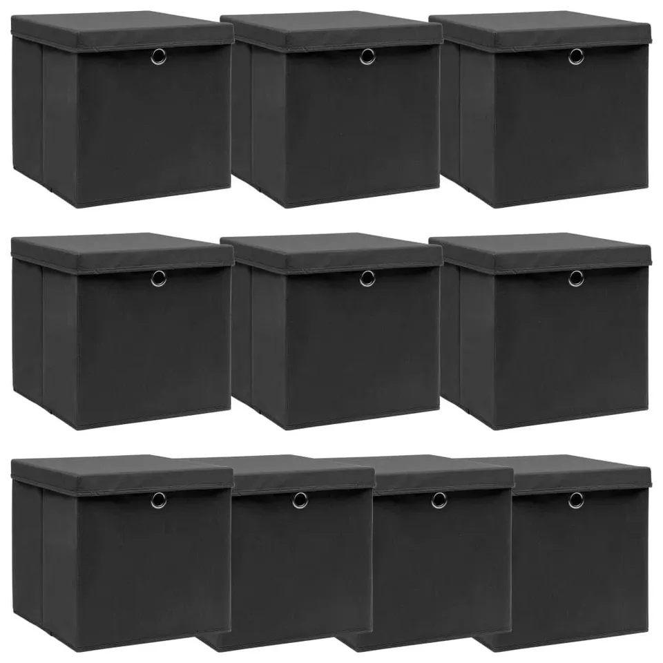 BOXED REBRILLIANT FABRIC BIN (SET OF 10)