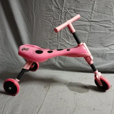 SCUTTLE BUG KID'S THREE-WHEELED SCOOTER IN PINK