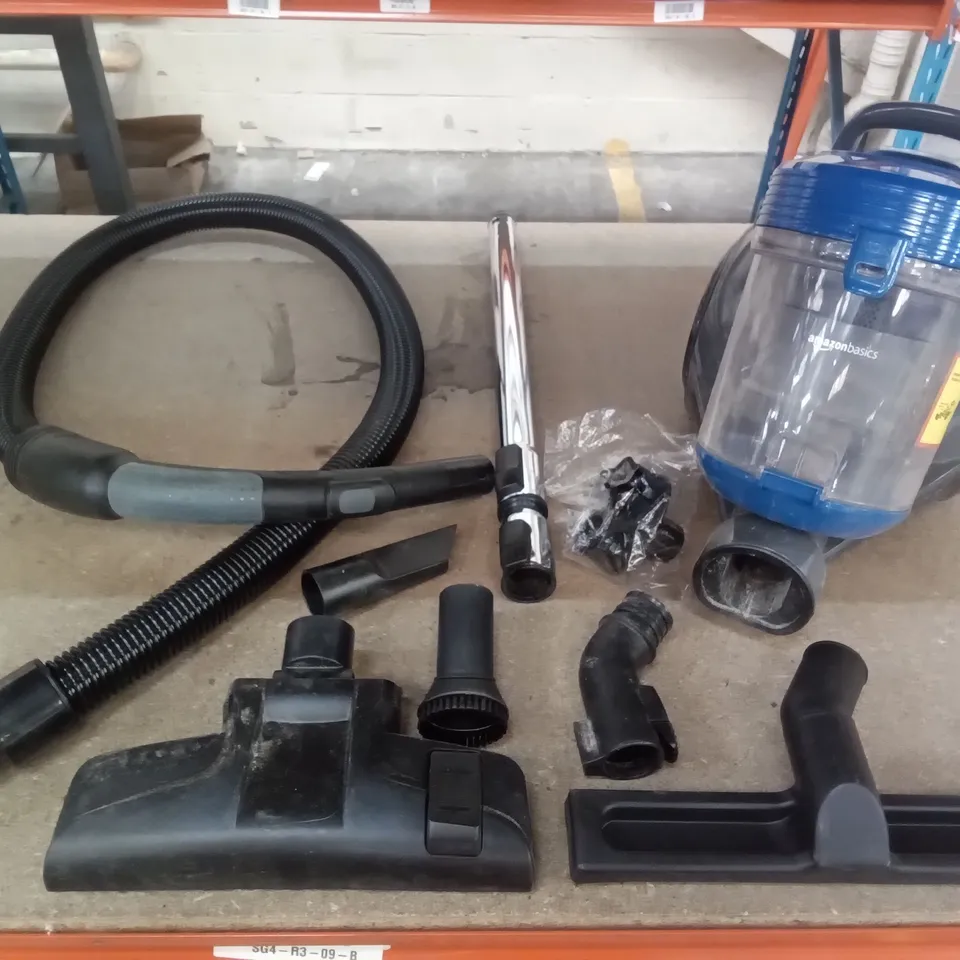 BOXED AMAZON BASICS CYCLONIC BAGLESS CYLINDER VACUUM CLEANER