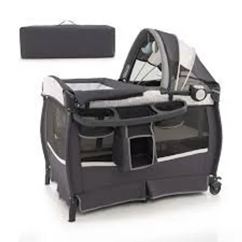 BOXED COSTWAY 4 IN 1 PORTABLE BABY NURSERY CENTER WITH BASSINET