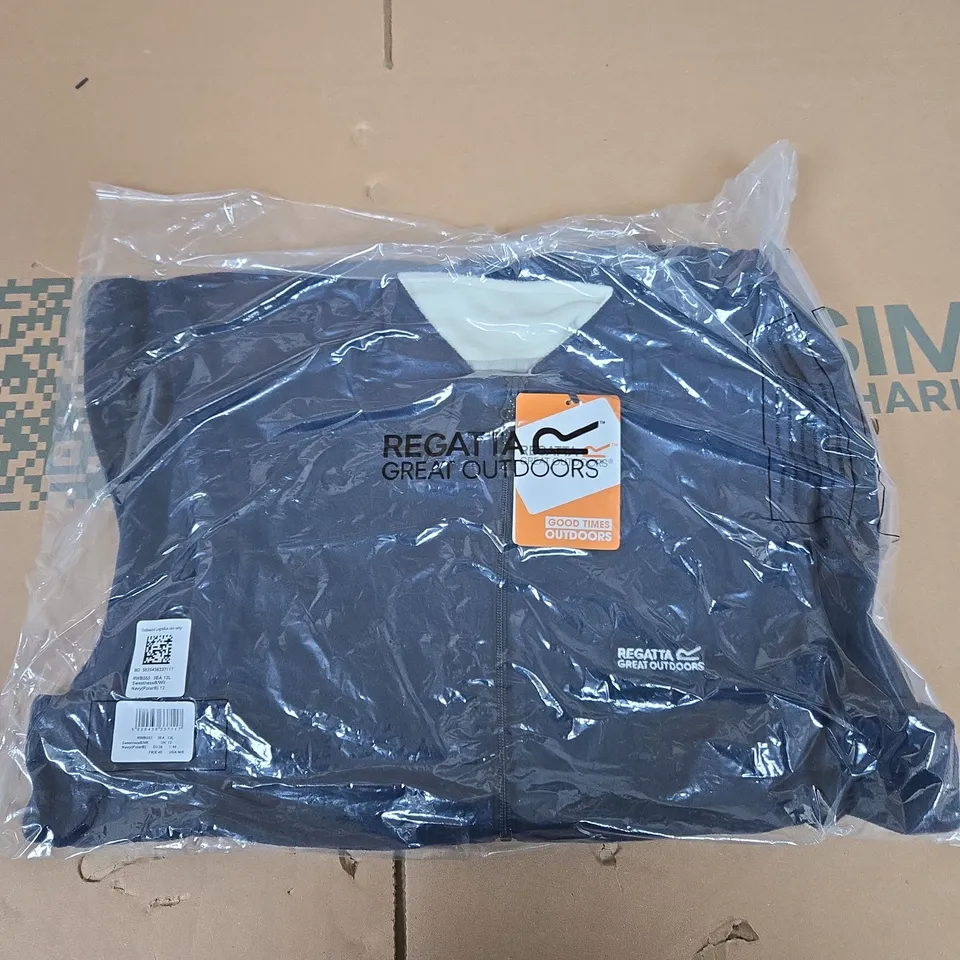 REGATTA NAVY SLEEVELESS FLEECE JACKET – UK 12