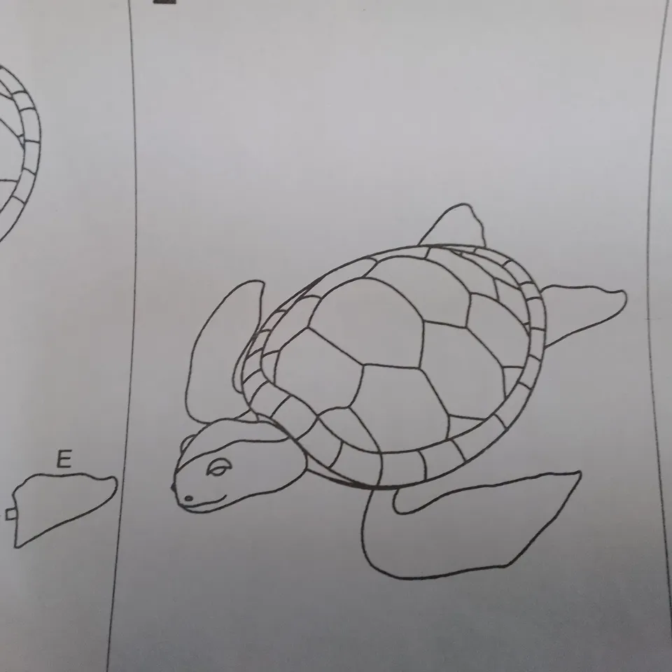 BOXED LARGE STONE TURTLE 