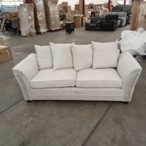 DURY CHUNKY WEAVE 3 SEATER SCATTERBACK SOFA - NATURAL