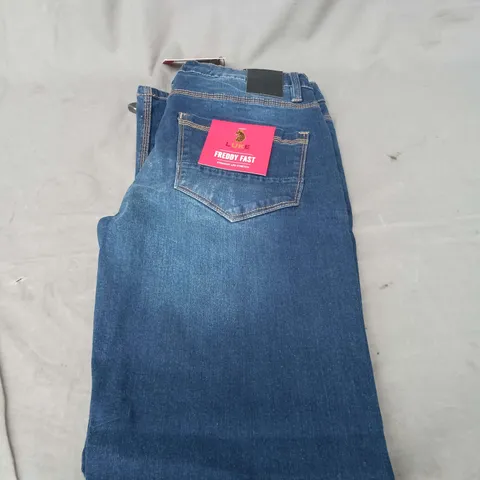 LUKE 1977 FREDDY FAST DENIM JEANS SIZE W30R
