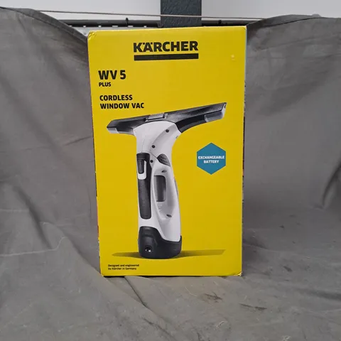 BOXED KARCHER WV5 CORDLESS WINDOW VAC