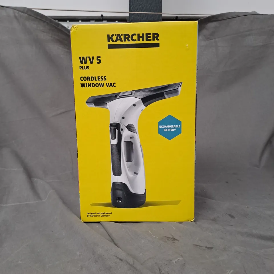 BOXED KARCHER WV5 CORDLESS WINDOW VAC
